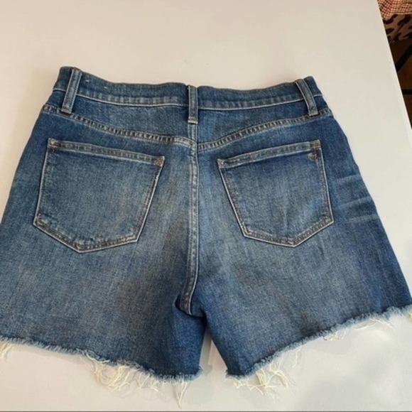 Madewell High Rise Denim Navy Blue Shorts 27 - Picture 5 of 9